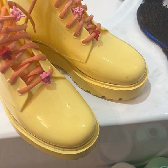 Yellow platform boots - Picture 4 of 7